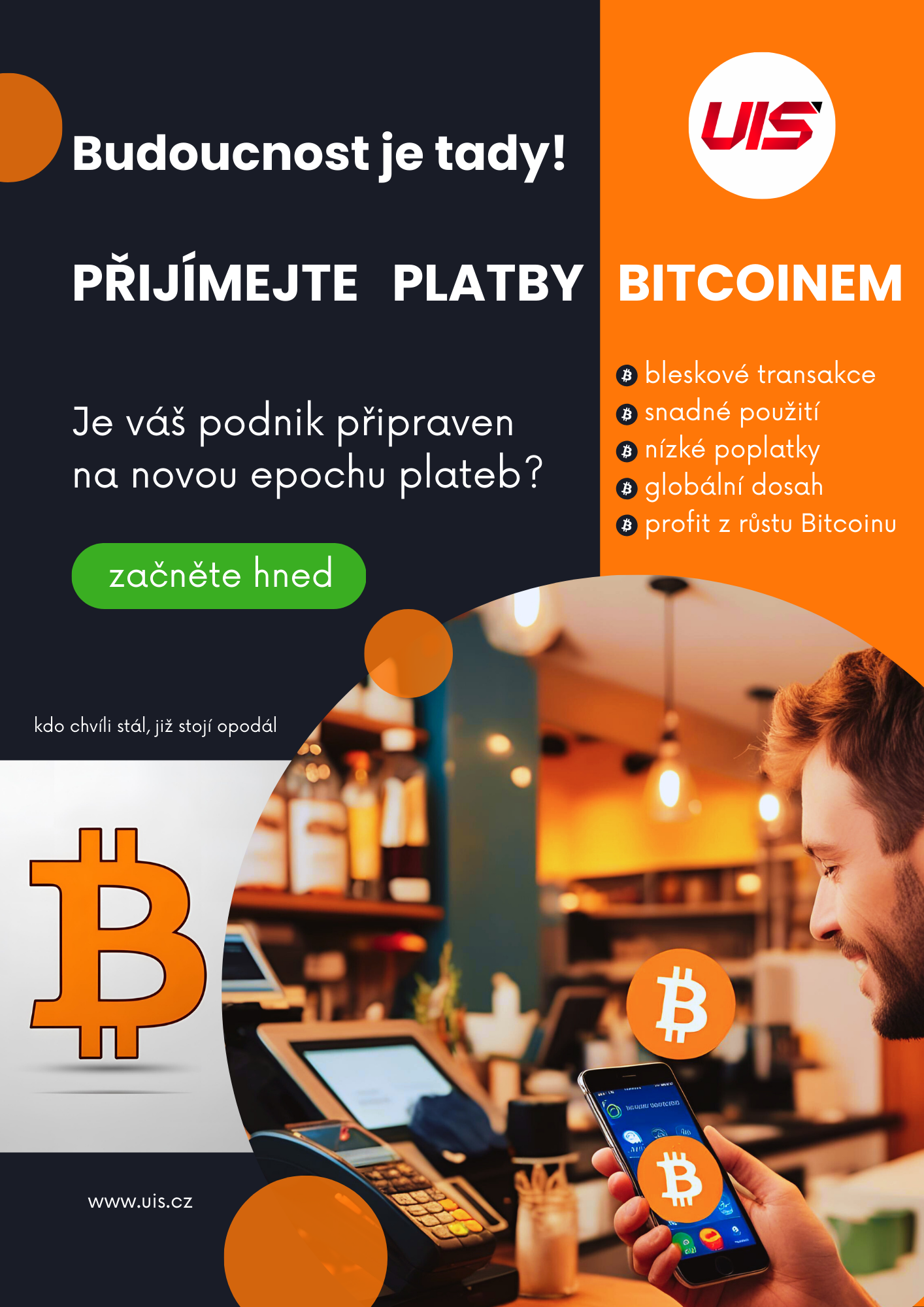 Přijímejte platby Bitcoinem