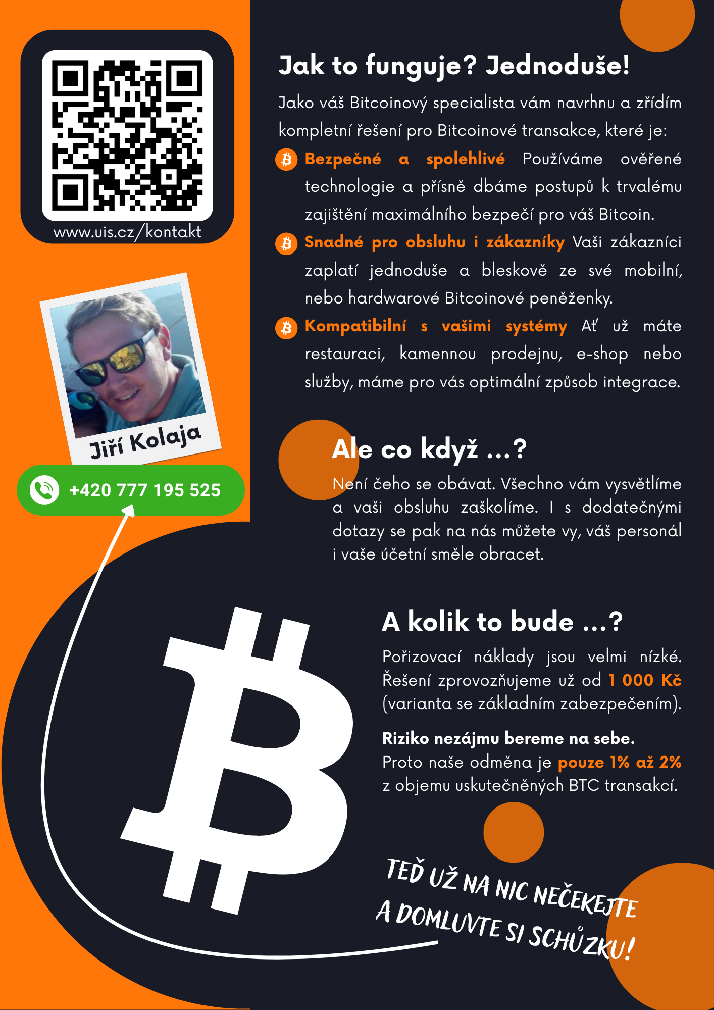 Přijímejte platby Bitcoinem
